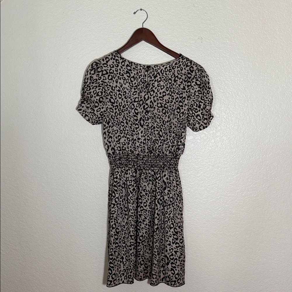 Papaya Black and White Leopard Print Dress - Picture 2 of 2